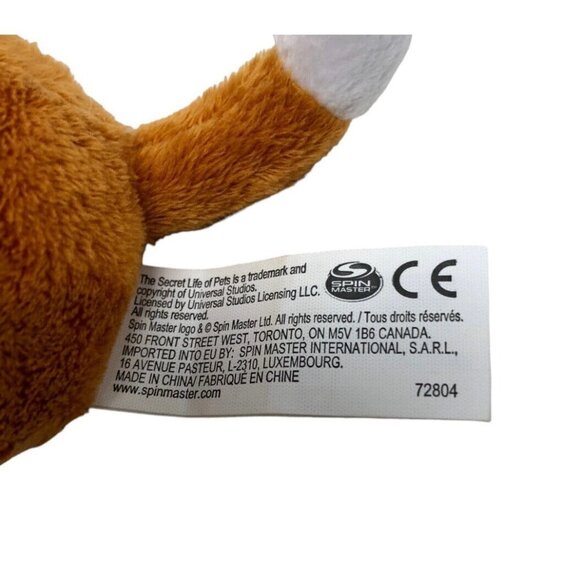 The Secret Life of Pets Max The Dog 7" Mini Plush Stuffed Animal Toy Plush NWT - Picture 9 of 9